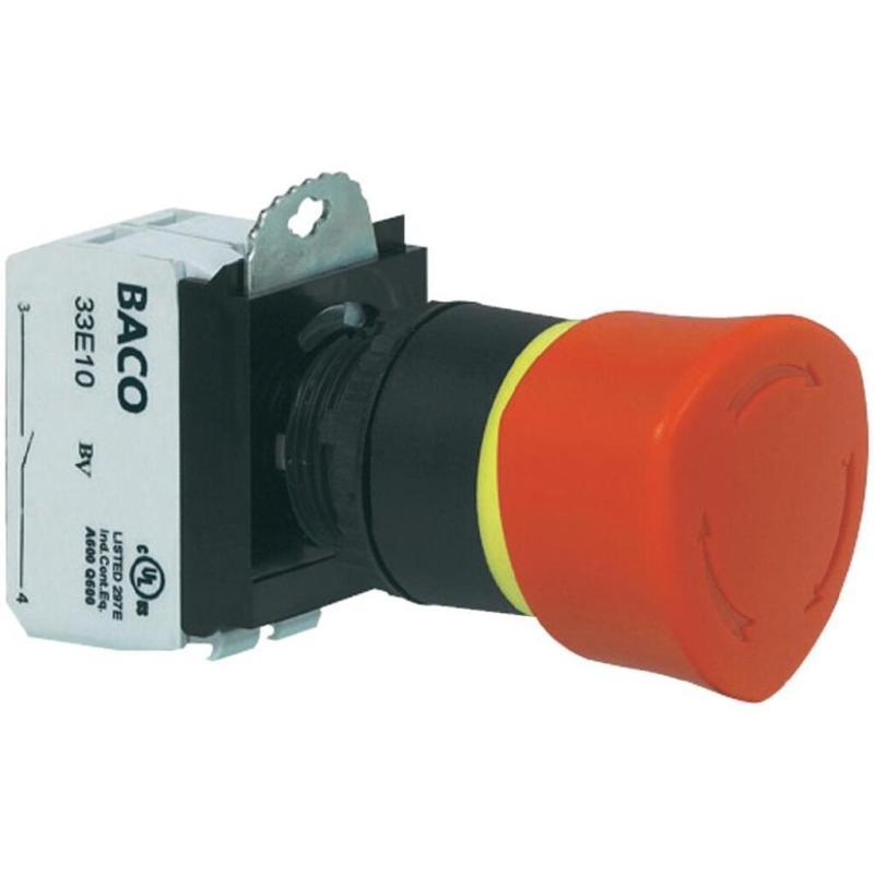 BACO Ø22 Compl. device EMERGENCY STOP - A303187 
